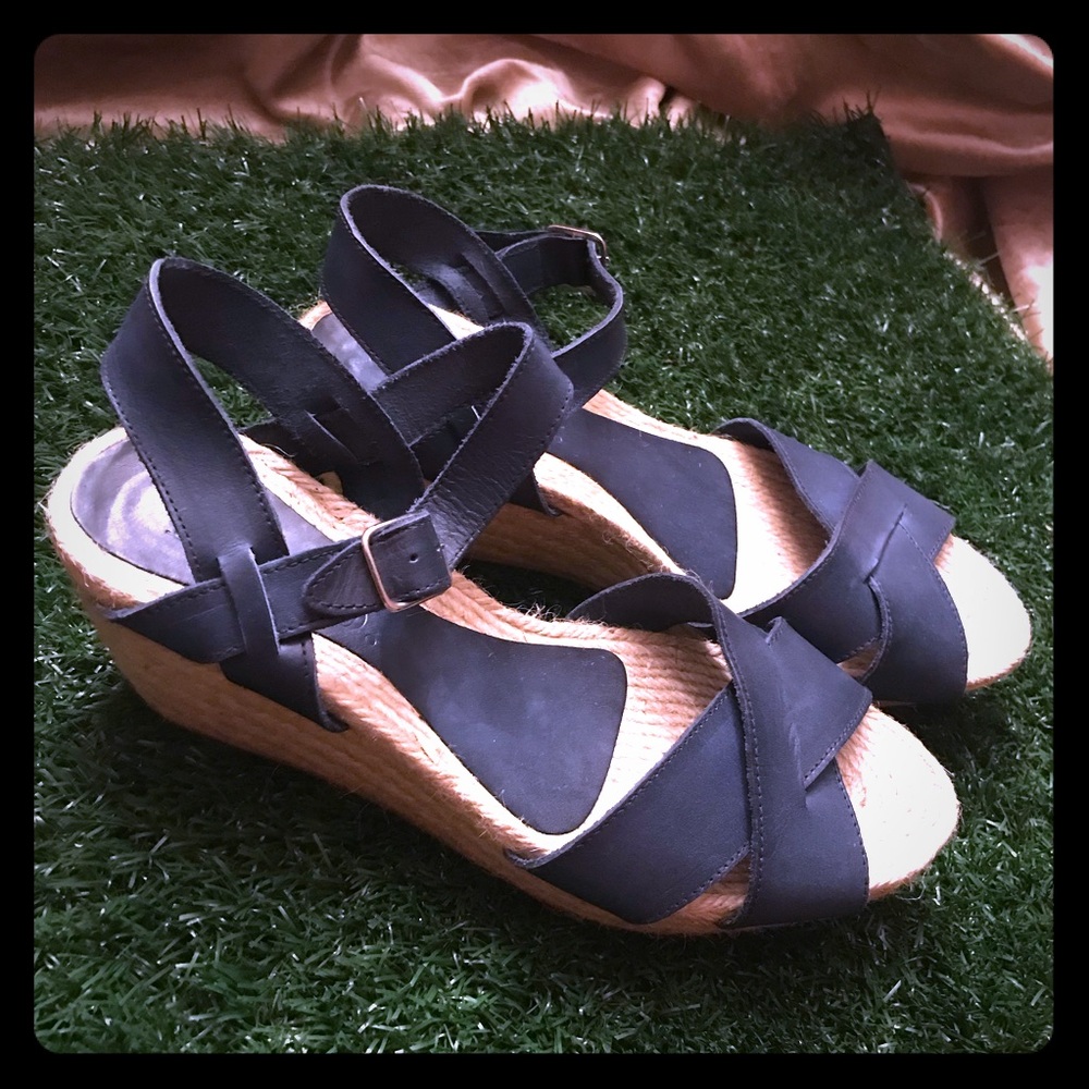 Lisa B. Criss-Cross Espadrille Sandals